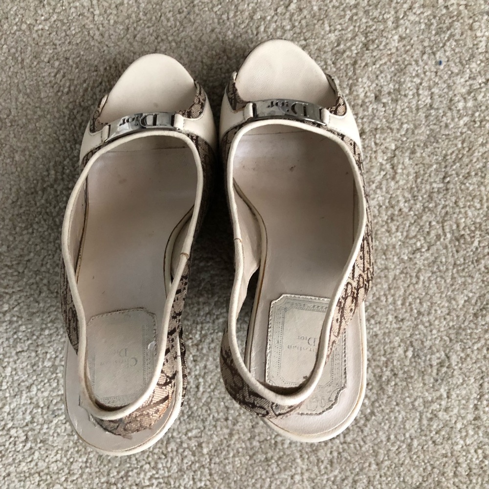 Dior Monogram Wedges - Picture 6 of 9